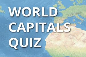 World Capital Quiz Game – Geography Quiz by Geoquizzes.com.